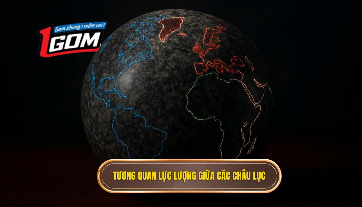 Phân tích tương quan lực lượng giữa các châu lục