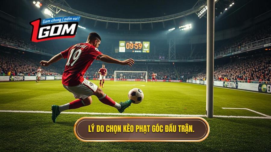 Lý do chọn kèo phạt góc đầu trận