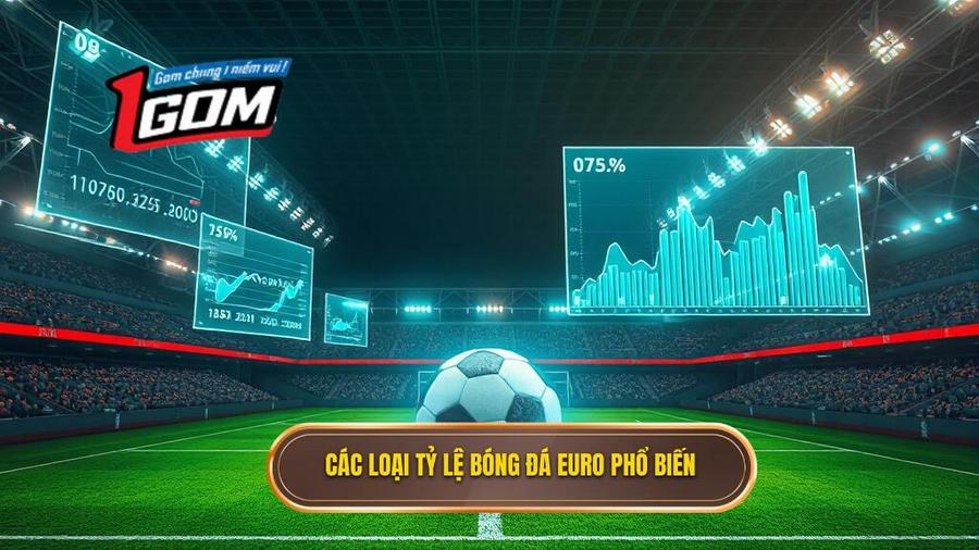 Các loại tỷ lệ bóng đá Euro phổ biến nhất hiện nay