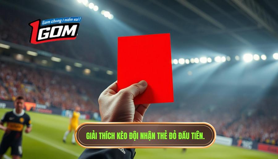 Giải thích kèo đội nhận thẻ đỏ đầu tiên.