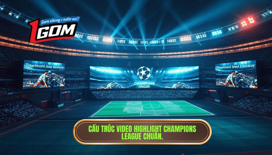 Xem Highlight Champions League Chất Lượng Cao Tại 1GOM 2 Cấu trúc của một video highlight Champions League chuẩn mực